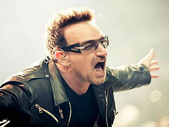 U2 performing all over New Yor...